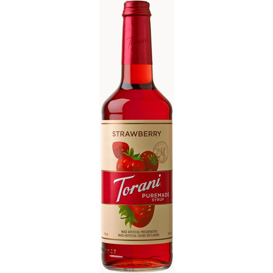 Torani Puremade Strawberry makusiirappi 750 ml