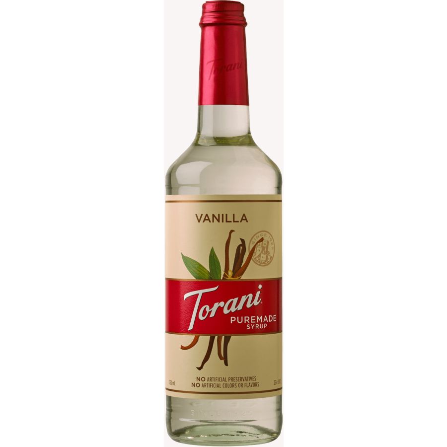 Torani Puremade Vanilla smaksirap 750 ml