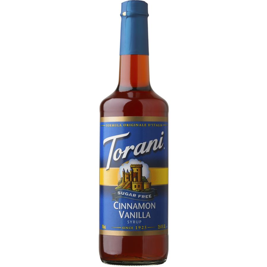 Torani Sugar Free Cinnamon Vanilla sokeriton makusiirappi 750 ml