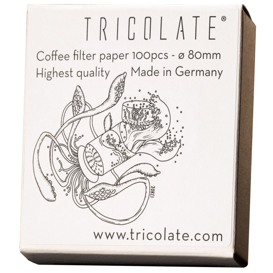 Tricolate filterpapper 100 st.