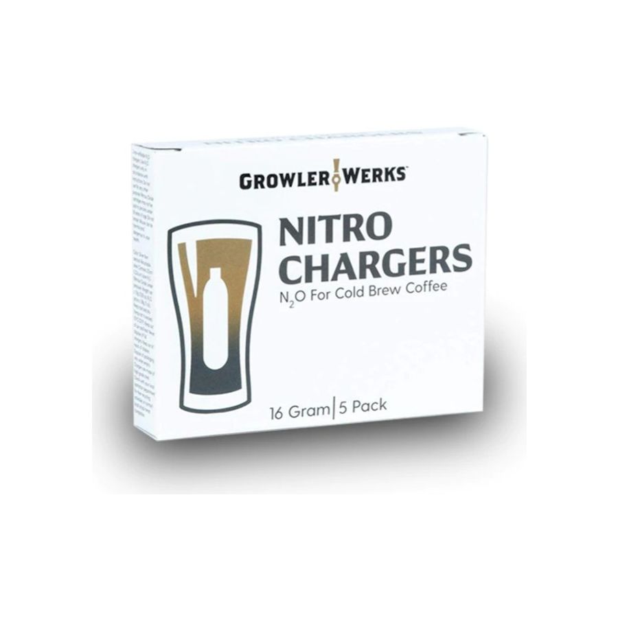 GrowlerWerks uKeg N2O Chargers 16 g, 5 kpl