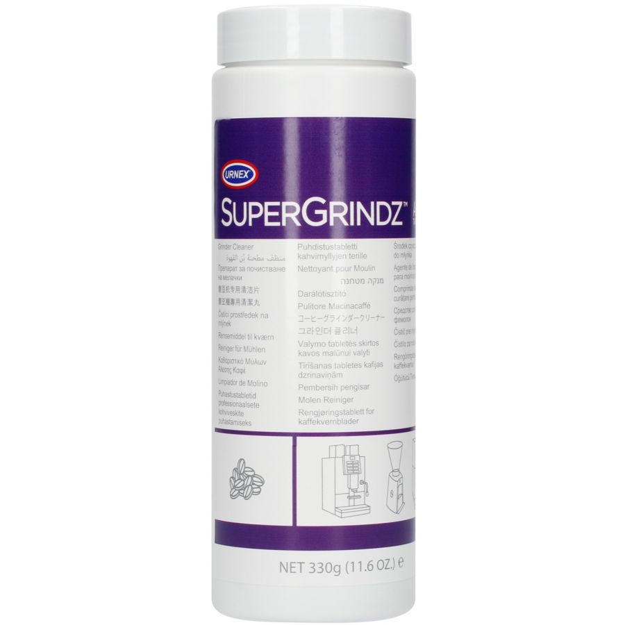 Urnex SuperGrindz rengöringstabletter för kaffekvarn 330 g