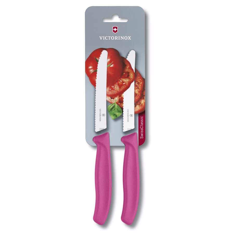 Victorinox Swiss Classic Tomato Knife 11 cm 2 pcs, Pink