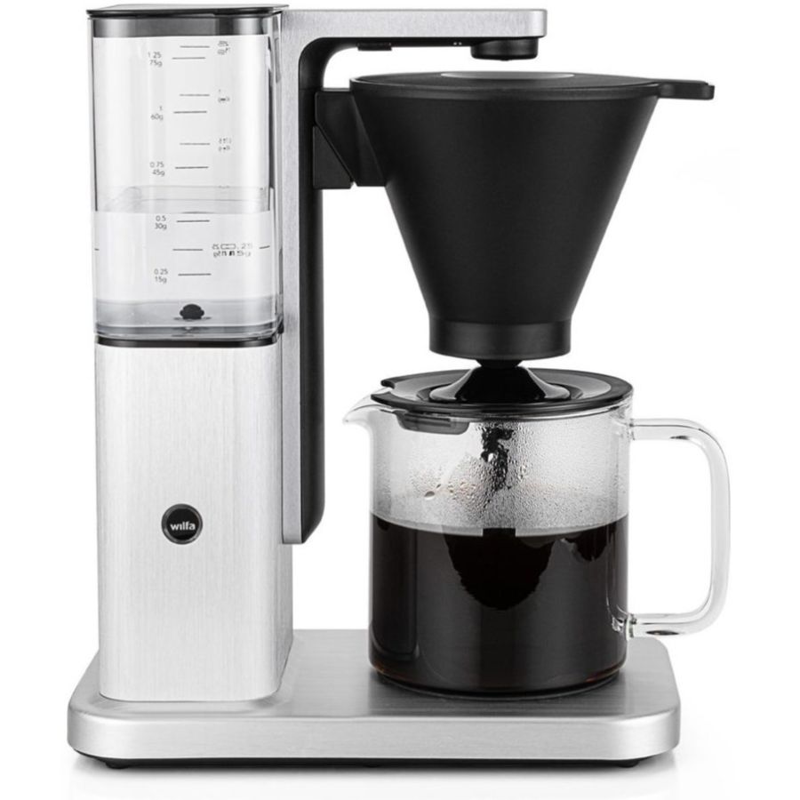 Wilfa Zense Alux kahvinkeitin CM108BA-A125 1,25 l, harjattu alumiini