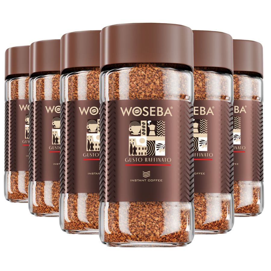 Woseba Gusto Raffinato snabbkaffe 6 x 100 g