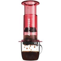 AeroPress Clear kahvinkeitin, punainen