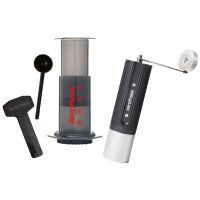 AeroPress Original kahvinkeitin + AeroPress kahvimylly