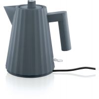 Alessi MDL06/1 Plissé vedenkeitin 1 l, harmaa