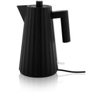 Alessi MDL06 Plissé vedenkeitin 1,7 l, musta