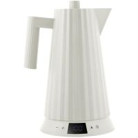 Alessi MDL21 Plissé vedenkeitin lämpötilansäädöllä 1,7 l, valkoinen