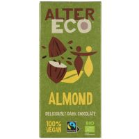 Alter Eco manteli & tumma suklaa 60% 100 g