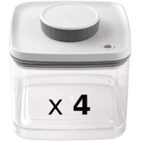 Ankomn Turn-N-Seal Vacuum Storage Canister 1.5 l, Clear (4 pcs)
