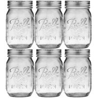 Ball Mason Jar Pint Regular Mouth 16 oz (473 ml) 6 lasipurkkia