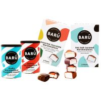 Barú maistelupaketti 2 x Marshmallow & 2 x Hot Chocolate