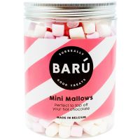 Barú Mini Mallows pienet vaahtokarkit purkissa 220 g