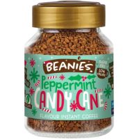 Beanies Peppermint Candy Cane smaksatt snabbkaffe 50 g