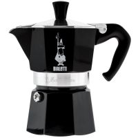 Bialetti Moka Express mutteripannu 3 kuppia, musta