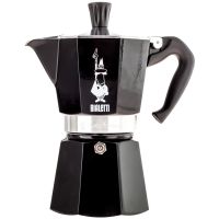 Bialetti Moka Express mutteripannu 6 kuppia, musta