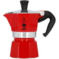 Bialetti Moka Express mutteripannu 1 kuppi, punainen