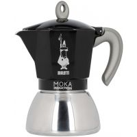 Bialetti Moka Induction Black mutteripannu, 6 kuppia