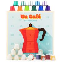 Un Café kahvi-joulukalenteri 2023 Nespresso®-yhteensopivat kahvikapselit 24 kpl