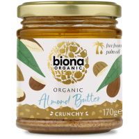 Biona Almond Butter Crunchy mantelitahna 170 g