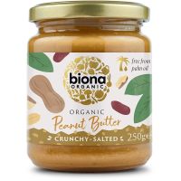Biona Peanut Butter Crunchy suolattu maapähkinävoi 250 g