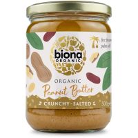 Biona Peanut Butter Crunchy suolattu maapähkinävoi 500 g