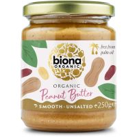 Biona Peanut Butter Smooth suolaton maapähkinävoi 250 g