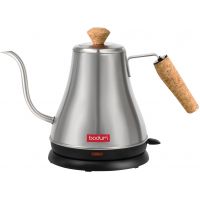 Bodum Melior Gooseneck sähköinen vedenkeitin 800 ml, matta kromi