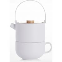 Bredemeijer Umea Tea-For-One, White