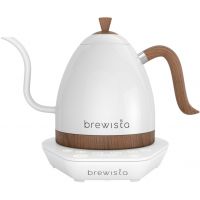 Brewista Artisan Gooseneck vedenkeitin lämpötilansäädöllä 1 l, helmenvalkoinen