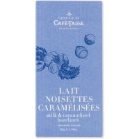 Café-Tasse maitosuklaa & suolatut karamellisoidut hasselpähkinät 85 g
