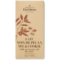 Café-Tasse maitosuklaa & pekaani, merisuola ja keksipalat 85 g