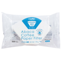 CAFEC Abaca Trapezoid AB102-100W Filter Paper Size 102, 100 pcs