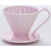 CAFEC Arita Ware Flower Dripper 1 kopp, rosa