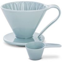 CAFEC Arita Ware Flower Dripper 4 koppar, blå