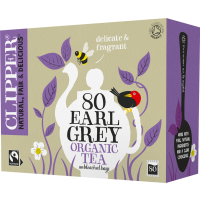 Clipper Organic Earl Grey Tea 80 teepussia