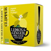 Clipper Organic Lemon & Ginger Infusion 50 Tea Bags