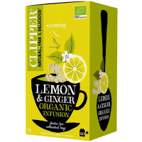Clipper Organic Lemon & Ginger Infusion 20 tepåsar