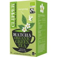 Clipper Matcha Organic Green Tea 20 teepussia