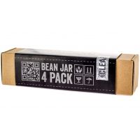 Comandante Bean Jar 4 Pack, Clear Glass