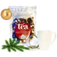 Crema Black Tea Winter Wonderland 100 g + Shamila keraaminen teemuki 350 ml