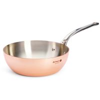 de Buyer Prima Matera Conical Sauté Pan Induction 3,1 l kopparpanna 24 cm