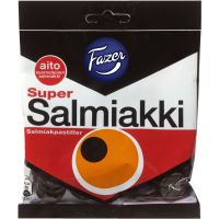 Fazer Super Salmiakki karkkipussi 80 g
