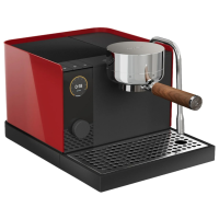 Fellow Espresso Series 1 puoliautomaattinen espressokone, Cherry Red/Walnut