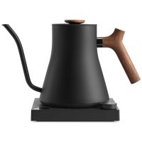 Fellow Stagg EKG Pro sähköinen vedenkeitin lämpötilansäädöllä 900 ml, mattamusta/pähkinäpuu