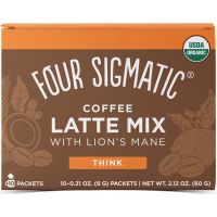 Four Sigmatic Mushroom Coffee Latte Mix With Lion's Mane, 10 Packets