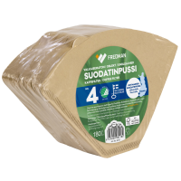 Fredman suodatinpussi No 4 valkaisematon, 180 kpl