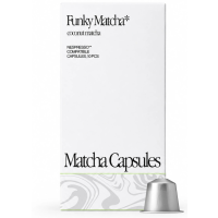 Funky Matcha Coconut Matcha Nespresso-yhteensopivat matchakapselit 10 kpl